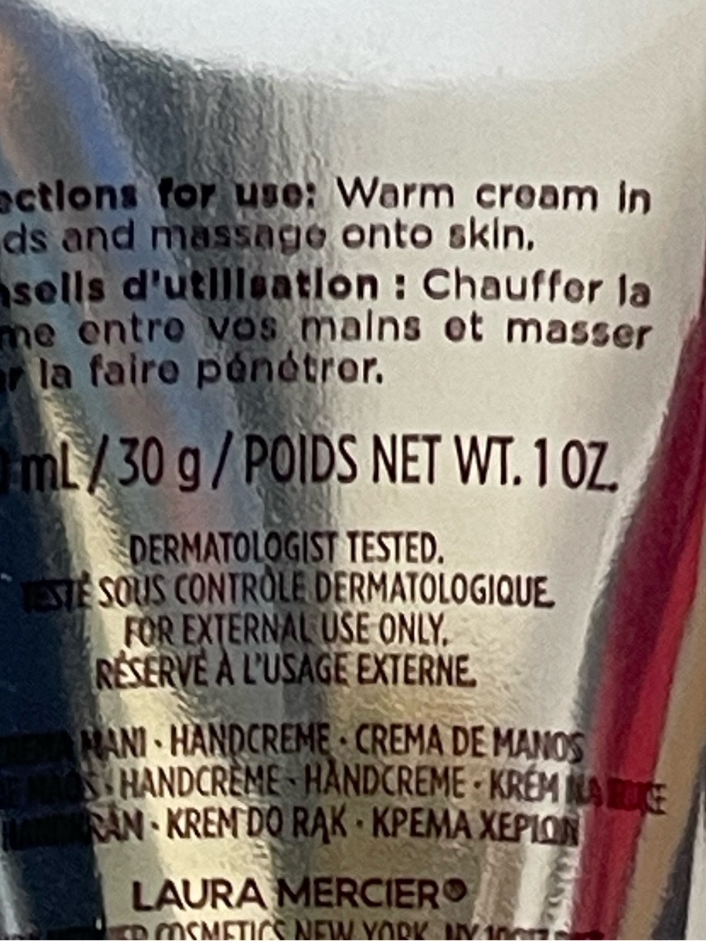 Laura Mercier Crème Brulee Hand Cream 1 oz  New - Picture 3 of 4